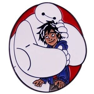 Baymax! & Hiro Hamada Big Hero 6 2014 Action Comedy Enamel Pin